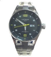 Orologio Locman Uomo Montecristo in Acciaio 0546A01S-00BKYLB0 - 0546A01S-00BKYLB0